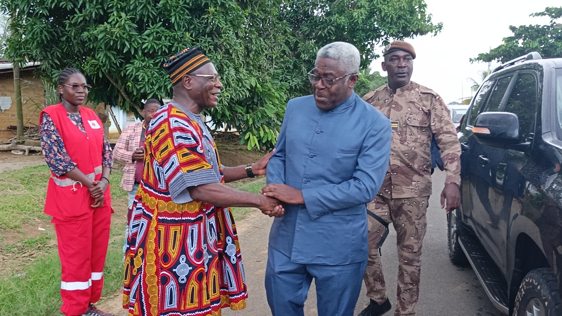 Arrivée à Ebolowa de la délégation Gabonaise pour la Fête de l'Unité au Cameroun