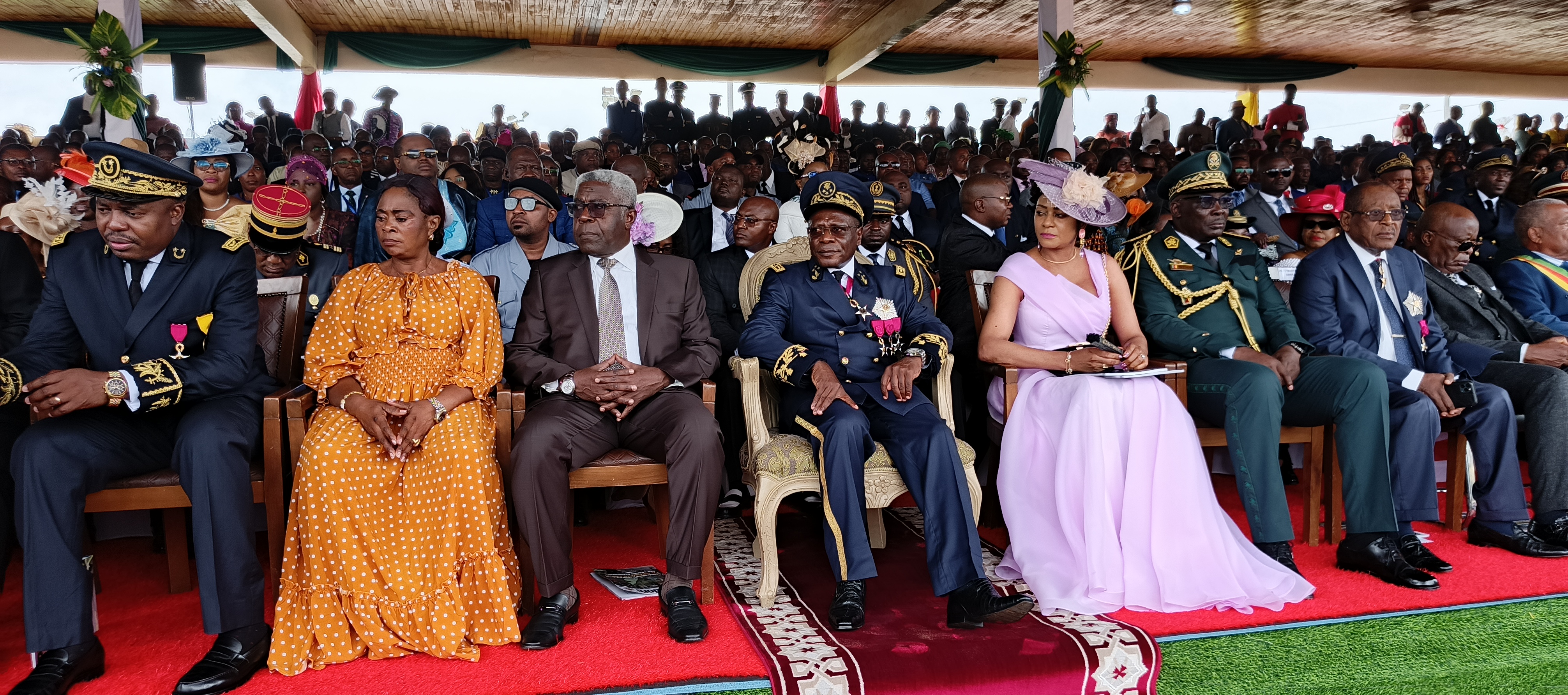 Défilé du 20 Mai, Fête de l'Unité au Cameroun en présence des Autorités Gabonaises